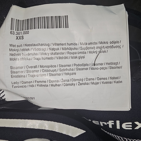 Scubapro Everflex 7mm Full Wetsuit Dive Suit Neoprene Scuba Black/Gray NWT - Picture 8 of 15